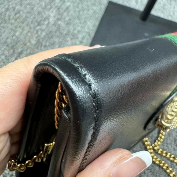 100% Authentic Gucci Rajah Leather Crossbody Bag - Picture 5 of 14